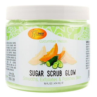 SPAREDI AROMATHERAPY CUCUMBER MELON SUGAR SCRUB GLOW 16OZ - Beautylicious Canada