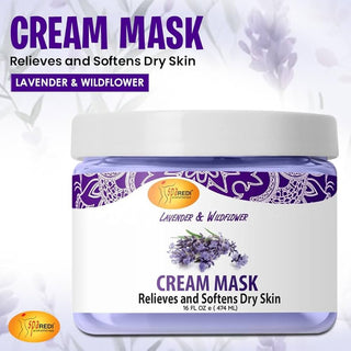 SPAREDI AROMATHERAPY LAVENDER & WILDFLOWER CREAM MASK 16OZ - Beautylicious Canada