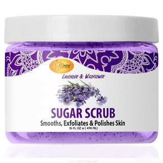 SPAREDI AROMATHERAPY LAVENDER & WILDFLOWER SUGAR SCRUB 16OZ - Beautylicious Canada