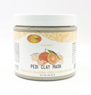 SPAREDI AROMATHERAPY MANDARIN PEDI CLAY MASK 16OZ - Beautylicious Canada