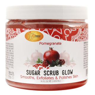 SPAREDI AROMATHERAPY POMEGRANATE SUGAR SCRUB GLOW 16OZ - Beautylicious Canada