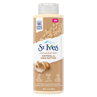 ST. IVES OATMEAL & SHEA BUTTER SOOTHING BODY WASH 16OZ - Beautylicious Canada