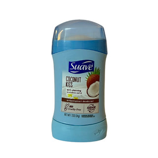SUAVE ANTI - STAINING INVISIBLE SOLID ANTIPERSPIRANT DEODORANT - COCONUT KISS 1.2OZ - Beautylicious Canada
