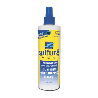 SULFUR 8 Fresh Medicated Anti - Dandruff Oil Sheen Moisturizing Spray 12OZ - Beautylicious Canada