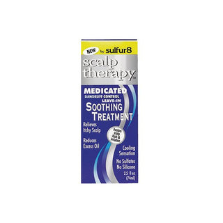 SULFUR 8 SCALP THERAPY Medicated Leave - In Dandruff Control Soothing Treatment 2.5OZ - Beautylicious Canada