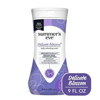 SUMMER'S EVE 5 IN 1 DELICATE BLOSSOM DAILY REFRESHING WASH 9OZ - Beautylicious Canada