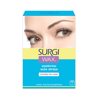 SURGI EYEBROW WAX STRIPS 28 APPLICATIONS - Beautylicious Canada