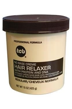 TCB No Base Cream Hair Relaxer Regular 15oz - Beautylicious Canada