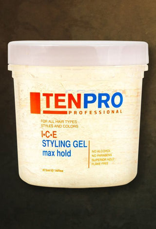 TENPRO I - C - E STYLING GEL MAX HOLD 32 OZ - Beautylicious Canada