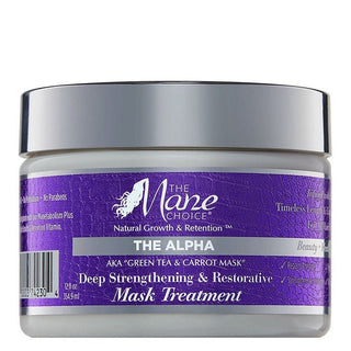 THE MANE CHOICE Green Tea & Carrot Deep Strengthening & Restore Mask Treatment 12oz - Beautylicious Canada