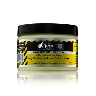THE MANE CHOICE Proceed With Caution Stop The Damage Pre Or Post Poo Mask 12OZ - Beautylicious Canada