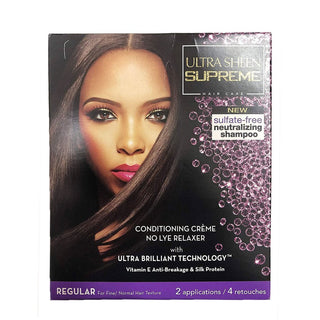Ultra Sheen Supreme Conditioning Creme No Lye Relaxer Regular - Beautylicious Canada