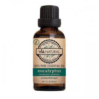VIA NATURAL 100% PURE ESSENTIAL OIL - EUCALYPTUS 1OZ - Beautylicious Canada