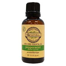 VIA NATURAL 100% PURE ESSENTIAL OIL - PEPPERMINT 1OZ - Beautylicious Canada