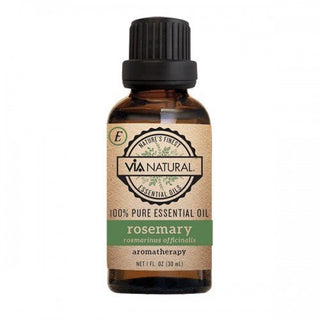 VIA NATURAL 100% PURE ESSENTIAL OIL - ROSEMARY 1OZ - Beautylicious Canada