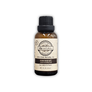 VIA NATURAL 100% PURE NATURAL COCONUT OIL 1OZ - Beautylicious Canada