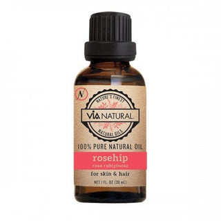 VIA NATURAL 100% PURE NATURAL OIL - ROSEHIP 1OZ - Beautylicious Canada