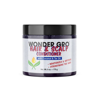 WONDER GRO COCONUT & TAR OIL HAIR & SCALP CONDITIONER 6OZ - Beautylicious Canada