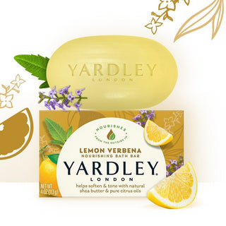 YARDLEY LONDON NOURISHING BATH BAR / LEMON VERBENA 4 OZ - Beautylicious Canada